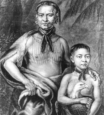 Tomochichi, Häuptling der Creek